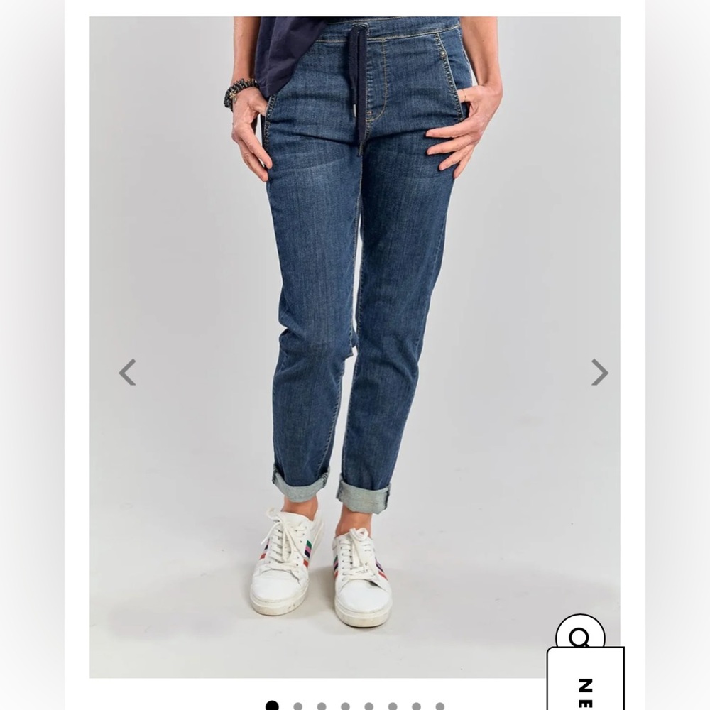 Alembika denim iconic stretch jeans.